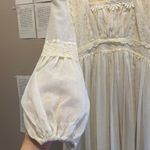 Gunne Sax Ivory Vintage Cottagecore Regal Princess Prairie Long Sleeve Dress Photo 8