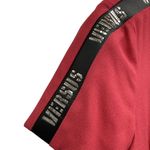 Versace Versus  Logo Stripe Sequin Detail Short Sleeve Mini Dress Size 44 (US 8) Photo 4