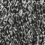 Dressbarn Dress Women's 12 Black White Print Ring Front Pleated Y2k Office Siren Photo 6