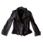 Isabel Marant  Black Ruffle Jacket, Shoulder Pads, NWOT Photo 2
