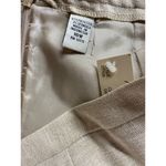 Amanda Smith  Womens 16W Pencil Career Skirt Neutral Beige Tweed Professional New Photo 4