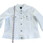 J.Crew Classic Cotton Jean Jacket in White Wash Denim Womens Medium NWT Casual Photo 4