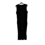 H by Halston  BLACK V-NECK JUMPSUIT SIZE LARGE Black Photo 1