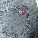 Cherokee Vintage Y2K  Jean Shorts With Floral Embroidery Photo 3
