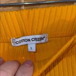 Cotton Citizen  Mustard Straight Leg Pants Photo 2