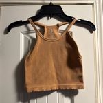 Free People FP Movement Ribbed Halter Top Tank Size XSmall Small Tan Photo 0