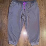 FIGS Zamora Jogger Scrub Pant Bottoms Women’s Brown 6XL Photo 1