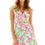 Lilly Pulitzer Briella Multi In The Vias Cocktail Pink/Blue Dress Photo 0