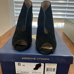 Adrienne Vittadini  black suede boots size 8 Photo 1
