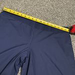 Isaac Mizrahi New Blue Pebble Knit Culottes with White Lace Floral Trim LP Photo 7