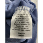 Womans Alfred Dunner Small Blue 1/4 Zip Embroider Rhinestone Pullover Sweatshirt Photo 3