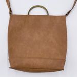 Universal Threads Universal Thread Crossbody Bucket Bag with Metal Handles Vegan Leather Bohemian Photo 5