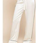 Olivia Von Halle Pyjama Bottoms Coco Size 2 Ivory Black Photo 7