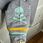 SoulCycle SOUL BY  Seamless Skull Jacquard Tight Grey Blue Size Small Photo 9
