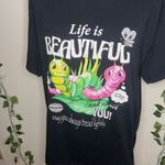 Zumiez NoHours Life Is Beautiful Black Graphic T-Shirt Photo 1