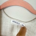 New Mersea Classic Travel Wrap Sea Salt Cream Travel Pillow Bag OS Fringe Shawl Size undefined Photo 9