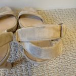 Veronica Beard  Darcelle Platform Heel Ankle Strap Stiletto Sandal in Cream Suede Photo 7