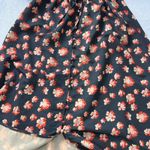 Outerknown  Black‎ Floral Maxi Dress Puff Sleeve Sustainable  Button Front XS Photo 8