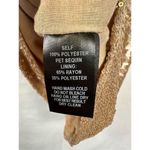 Lulus Lulu’s Shine Time Sequin Mini Dress Sleeveless Lined Side Zip Rose Gold S NWT Photo 7