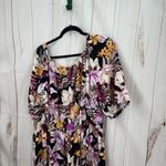 City Chic Women’s Large Floral Patterned Short Sleeve Jumpsuit New Photo 4