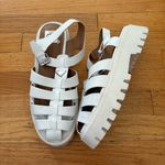 Dolce Vita White Lugged Sole Fisherman Sandals Size 10 Photo 0