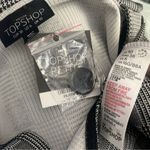 Topshop NWT PETITE Button Check Pinafore Mini Dress New Glen Plaid Houndstooth University of Alabama Crimson Roll Tide Photo 9