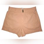 A New Day Women's High-Rise Everyday Shorts Size 2 Peach 98% Cotton/2% Spandex Photo 4