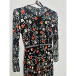 Mac Duggal  93925 Black Mutlicolored Beaded Sequin Long Sleeves Formal Dress sz 2 Photo 11