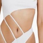 House Of CB Strappy Cutout Bodysuit / Swimsuit S - White Photo 0