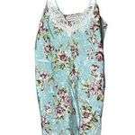 Vintage Angelique 80s 90s Jacquard Print Slip dress Lingerie Nightgown Size Small Pink Photo 0