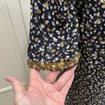 J Jill Floral Embroidered Dress Lightweight Pockets Boho Size L Photo 2