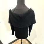 Sugar Lips  Black Off-Shoulder Knit Sweater XS/S Photo 3
