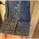 American Eagle boyfriend Jean buttons shirt size MEDIUM NEW Blue Photo 9