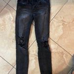 American Eagle Ripped Black Jeans Photo 0