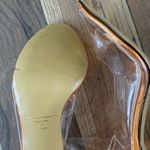 Ann Marino Orange Transparent Heel Slip on Shoe Size 6 Photo 8