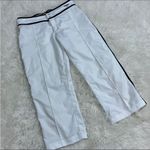Nike  black and white cropped pants small Photo 0