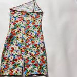 ZARA  Women’s Floral Print One Shoulder Romper Sz S Photo 7