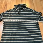 Carve Designs Bodie Funnel Neck Women's Sweatshirt Blue Stripe Size XS Photo 2