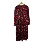 Terra & Sky  Floral Maxi Dress Size 2X Romantic Whimsigoth Cottage Modest Fall Photo 4