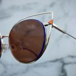 Fendi women’s FF 0176/S round cat eye wire-rim sunglasses Photo 13