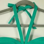 Nine West Womens Sweetheart neckline Bodycon dress Green Size L NWT Photo 5