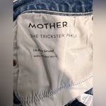 NWOT Mother Superior The Trickster Ankle On Holy Ground Jeans Sz 26 Straight leg Blue Photo 9