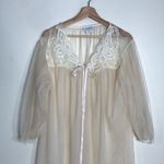 Vintage appel ladies sheer lace sexy lingerie nightgown robe size medium Photo 1