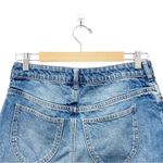 Free People Bailey Denim Miniskirt Medium Wash Frayed Fringe Hem Women’s Size 28 Photo 5