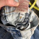 Revice Denim REVICE Two Tone Color Block Highrise Straight Leg Button Fly Mom Jeans Size 32 Photo 6