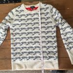 J.Crew Crewneck colorblock merino sweater in jacquard "Yes/No" Photo 8