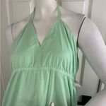 EXPRESS  Tiered Halter Maxi Dress Size Medium 100% Cotton.  #143 Photo 9