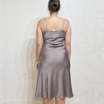 All Saints Lavender Satin Midi Slip Dress Sz 6 Photo 9