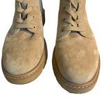 Sam Edelman Tan Suede Leather Knit Lydell Combat Boot Boho Grunge Winter 90s Photo 10