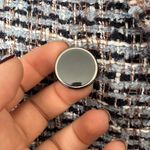 Women House of Harlow 1960 Double Breasted Navy Tweed Blazer Jacket Lined Small White Photo 1